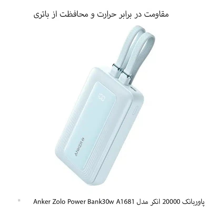 پاوربانک 20000 انکر مدل Anker Zolo Power Bank30w A1681 — تصویر ۷