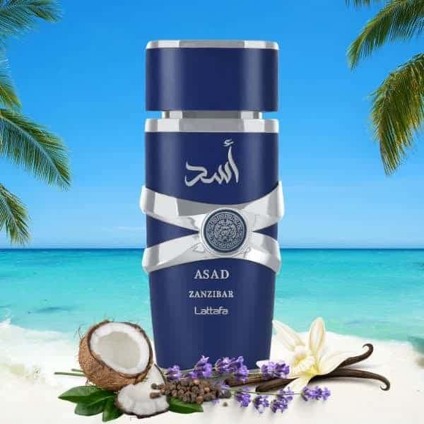 ادکلن اسد آبی زنزیبار لطافه Lattafa Asad Zanzibar — تصویر ۹
