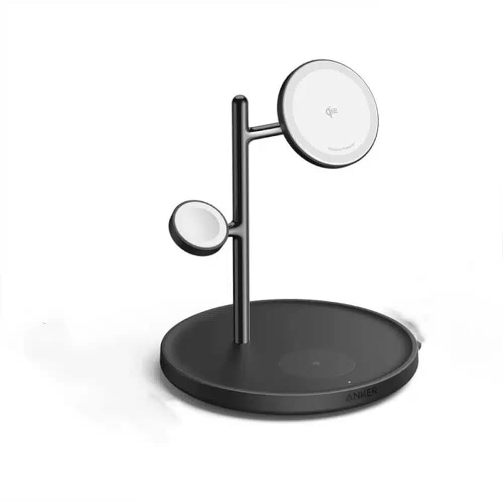 شارژر وایرلس مگ سیف سه کاره انکر مدل B25m33 — تصویر ۶