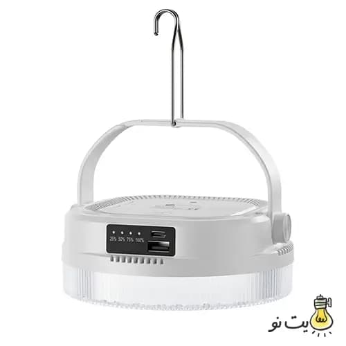 چراغ آویزدار شارژی مدل 7858-DP — تصویر ۵