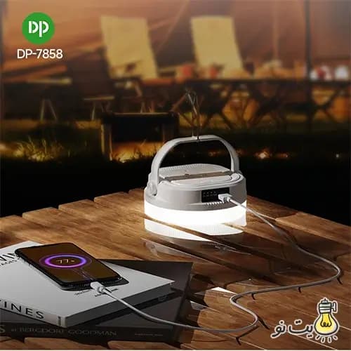 چراغ آویزدار شارژی مدل 7858-DP — تصویر ۷