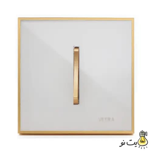 کلید یک پل ویرا مدل شهاب سفید زه طلایی — تصویر ۲