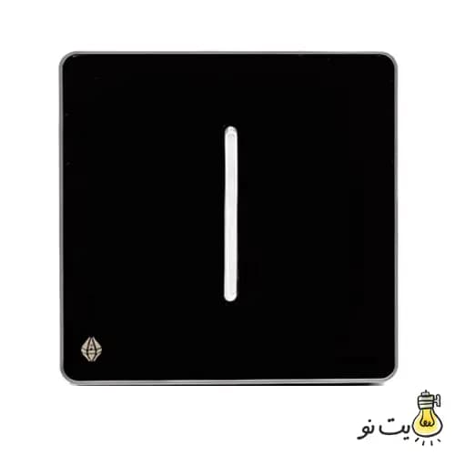 کلید یک پل آسیا مدل یاقوت مشکی نقره ای