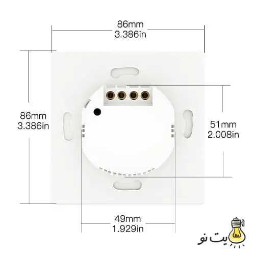 کلید فشاری هوشمند MOES نوک مدادی — تصویر ۶