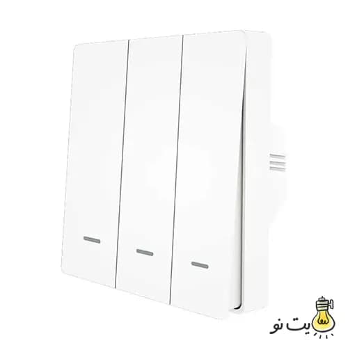 کلید فشاری هوشمند MOES سفید — تصویر ۳