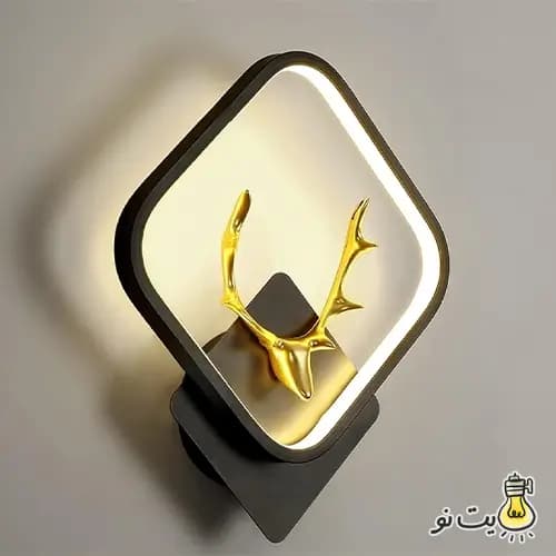 چراغ دیواری لوزی طرح گوزن — تصویر ۴
