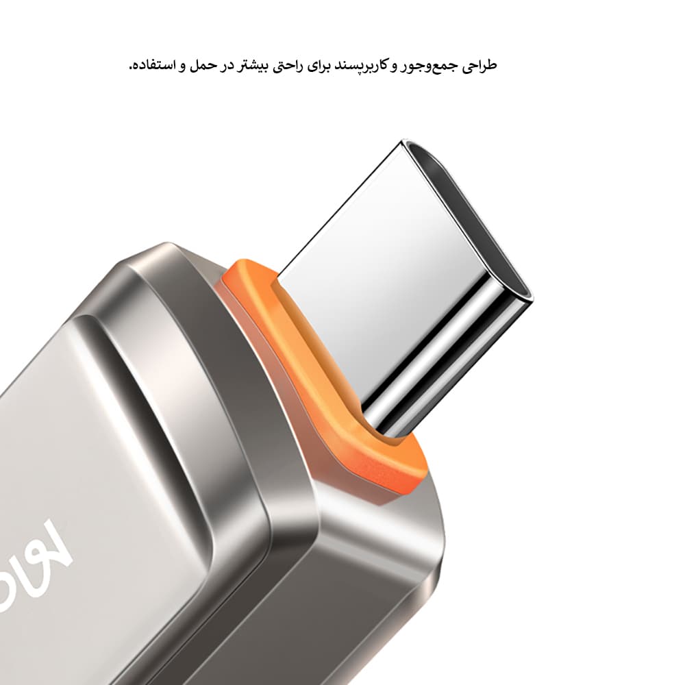 پک پنج عددی تبدیل اوتی جی USB به تایپ سی مکدودو 8730 MCDODO OTG USB-A 3.0 to TYPE-C — تصویر ۴