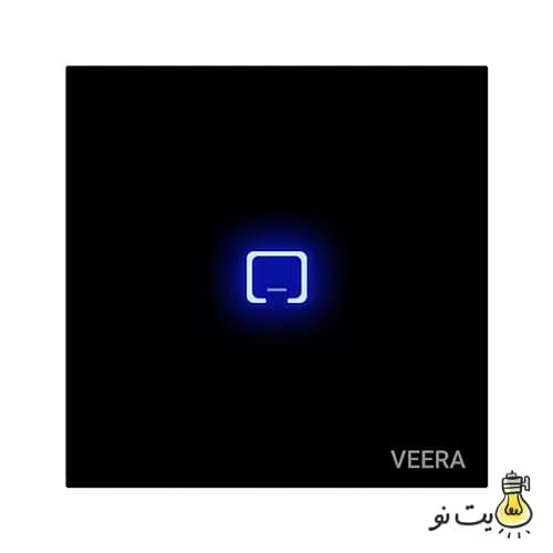 کلید و پریز لمسی ویرا مشکی