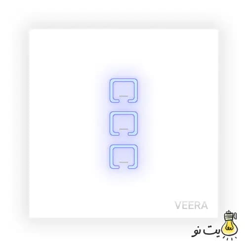 کلید و پریز لمسی ویرا سفید — تصویر ۷