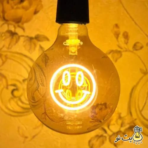لامپ ادیسونی طرح خنده — تصویر ۲