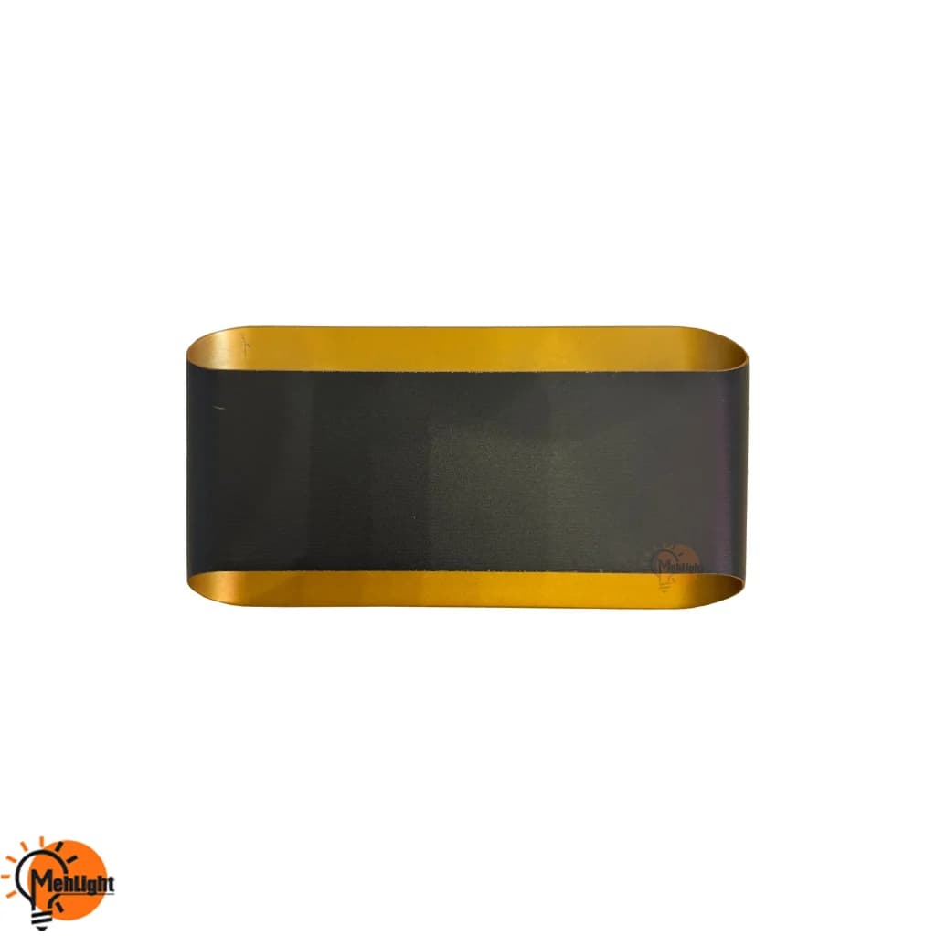 چراغ دکوراتیو دو طرفه 6 وات مشکی طلایی — تصویر ۱۰