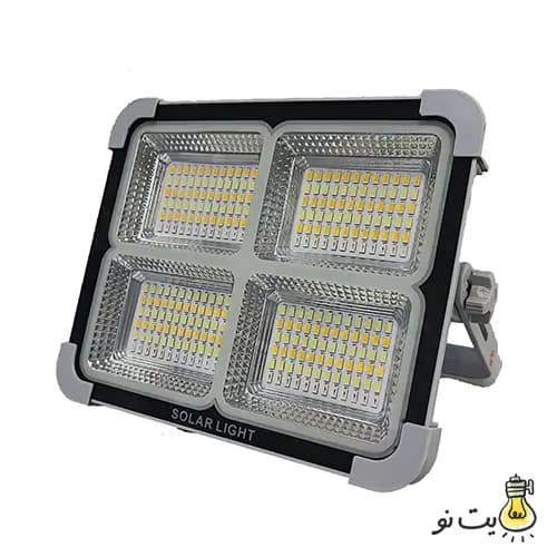 پروژکتور شارژی سولار 100 وات مدل 8013
