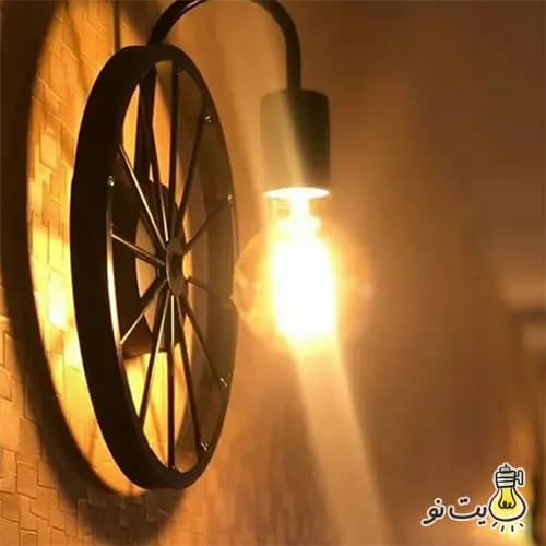 چراغ دیواری مدرن چرخ — تصویر ۵