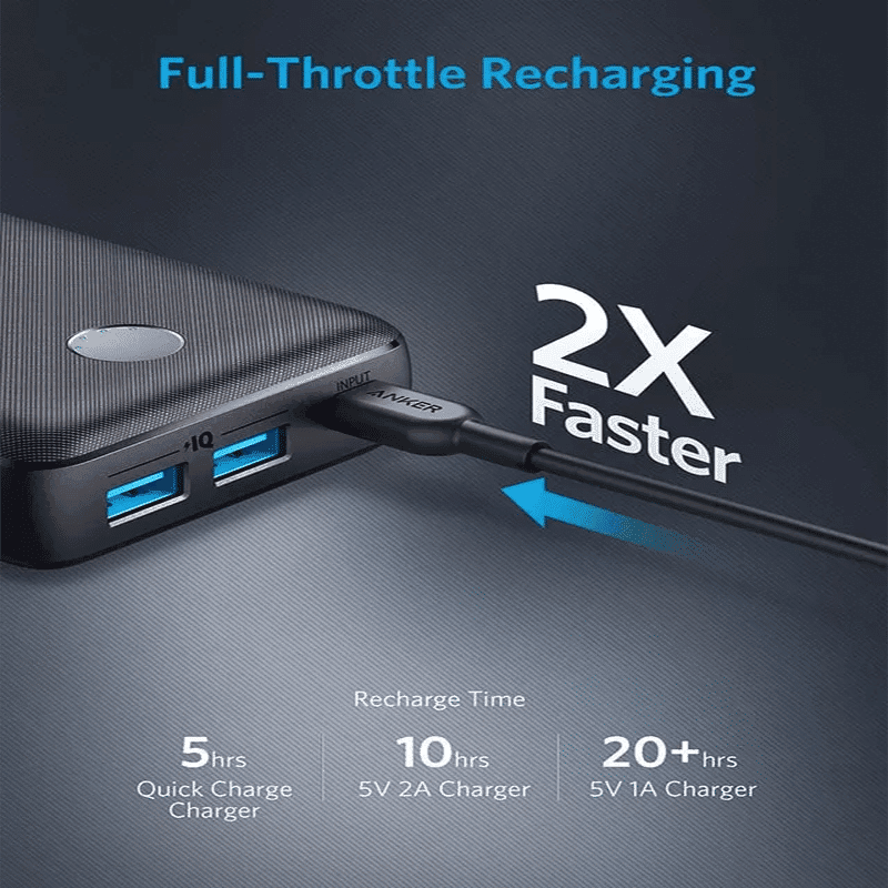 پاوربانک 20000 میلی آمپر انکر مدل PowerCore select — تصویر ۷