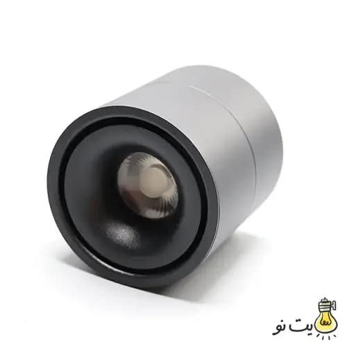 چراغ فکی سقفی روکار استوانه‌ای چرخشی — تصویر ۹