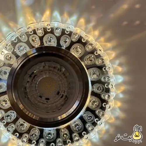 قاب هالوژن کریستالی کد 286 — تصویر ۲