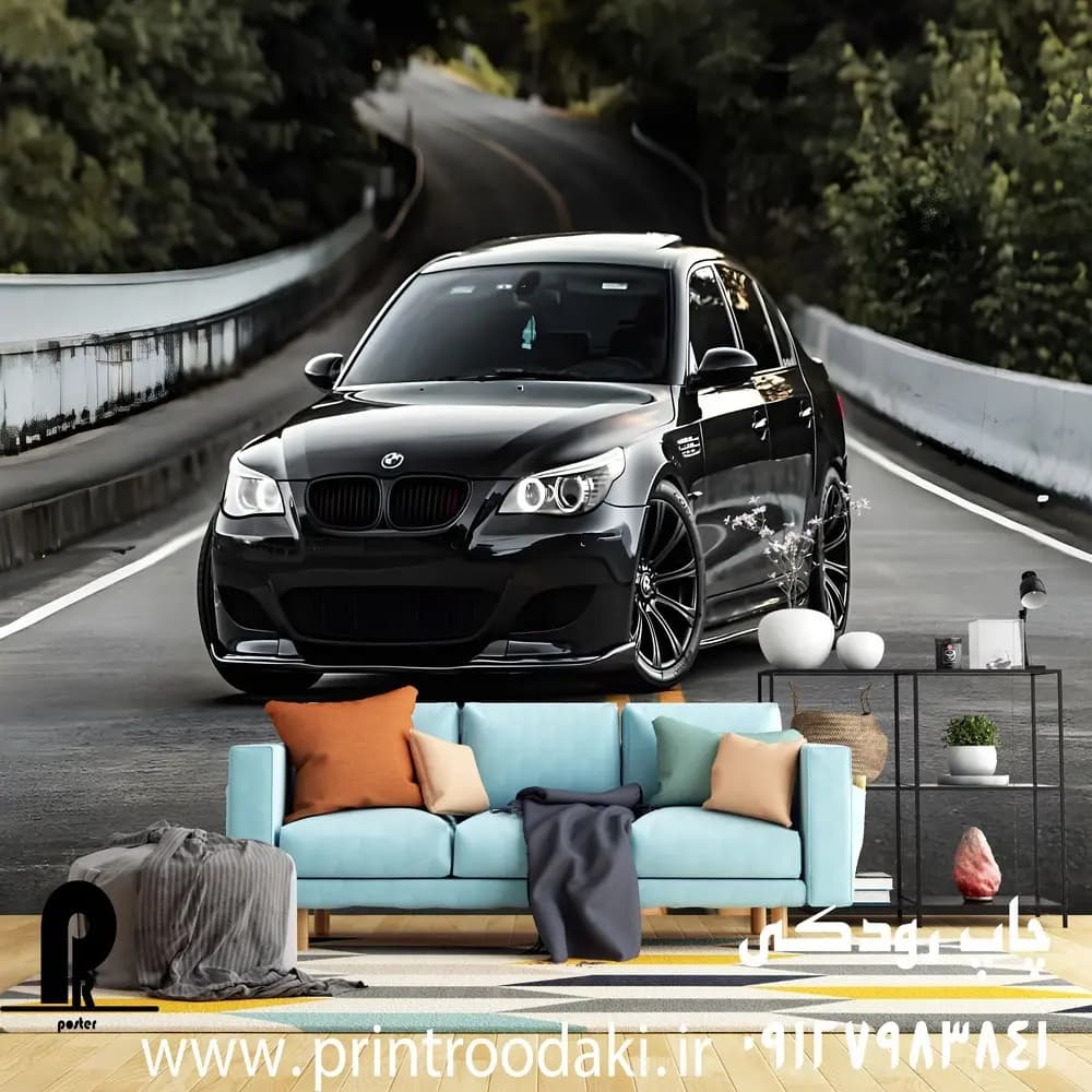 پوستر دیواری bmw مشکی — تصویر ۲