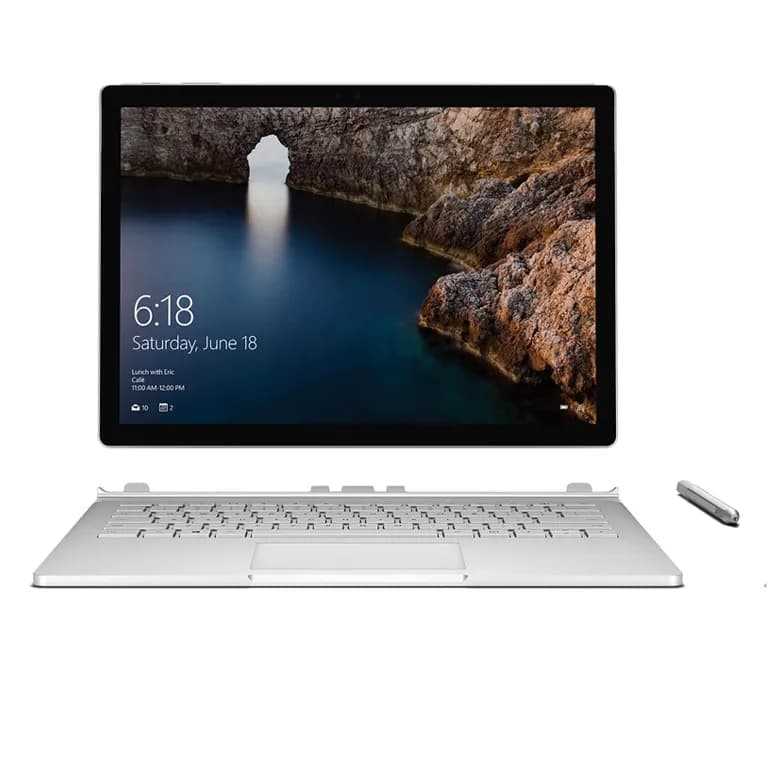 لپ تاپ استوک مایکروسافت مدل Microsoft Surface Book 1 CPU: i5 6300U | Ram:8GB | SSD:128GB M2 | VGA:intel HD520 — تصویر ۱۰
