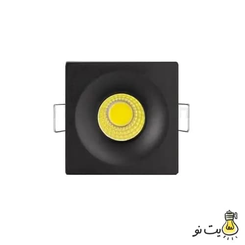 چراغ COB چشمی 3 وات مربع یکتا افروز — تصویر ۲