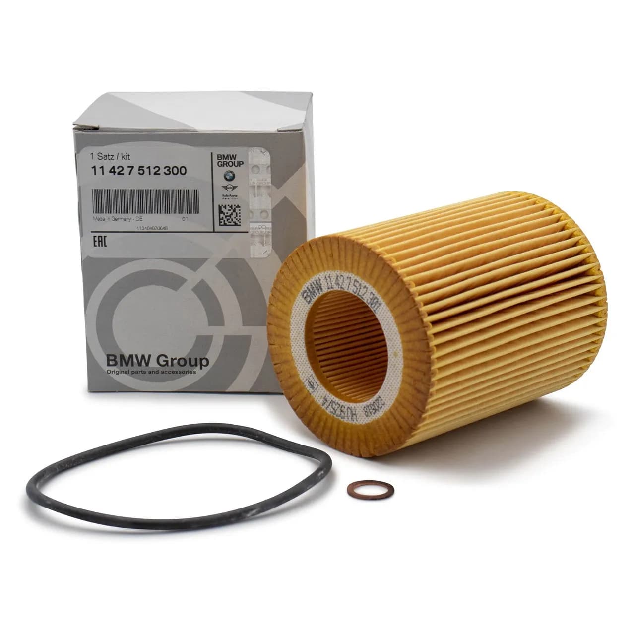 فیلتر روغن اصلی BMW 11 42 7 512 300 — تصویر ۲