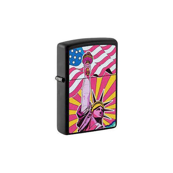 فندک زیپو اورجینال آمریکایی مدل 49784/218 طرح Lady Liberty Design — تصویر ۲