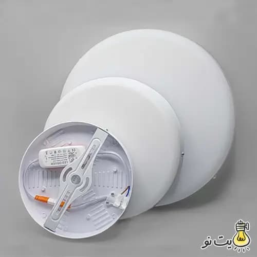 پنل SMD فول لایت روکار دایره 18 وات یکتا افروز — تصویر ۲