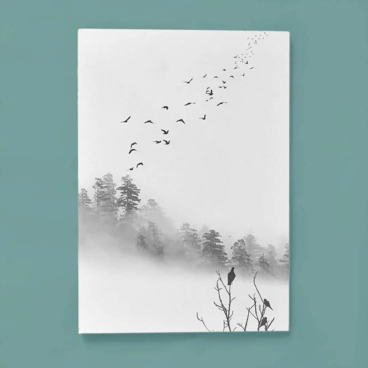 تابلو مونوفام طرح Foggy Forest
