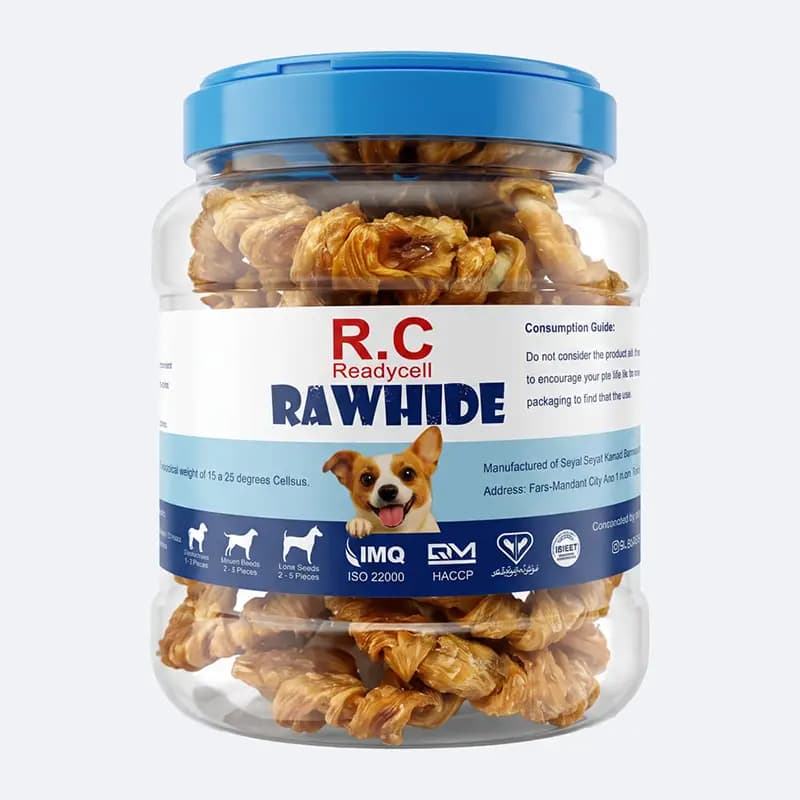 تشویقی سگ آرسی مدل دونات با طعم گوشت مرغ R.C Rawhide — تصویر ۳