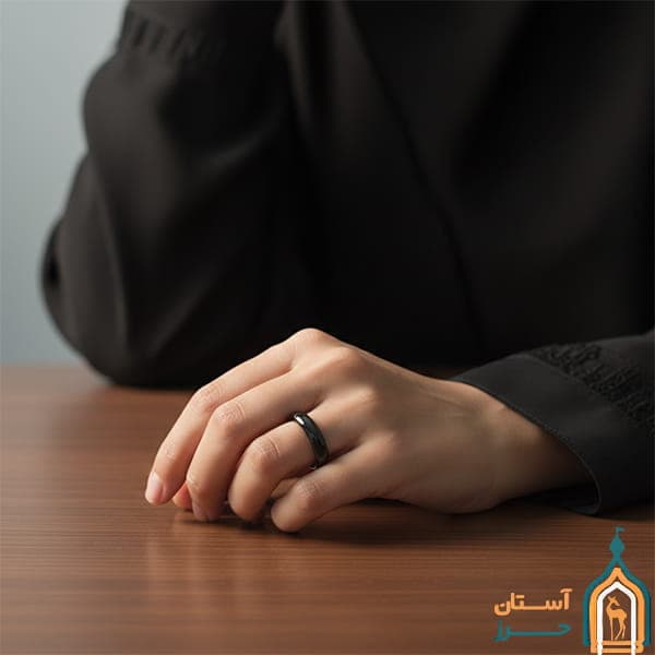 حلقه حدید صینی اصل مردانه و زنانه در انواع سایزها — تصویر ۴
