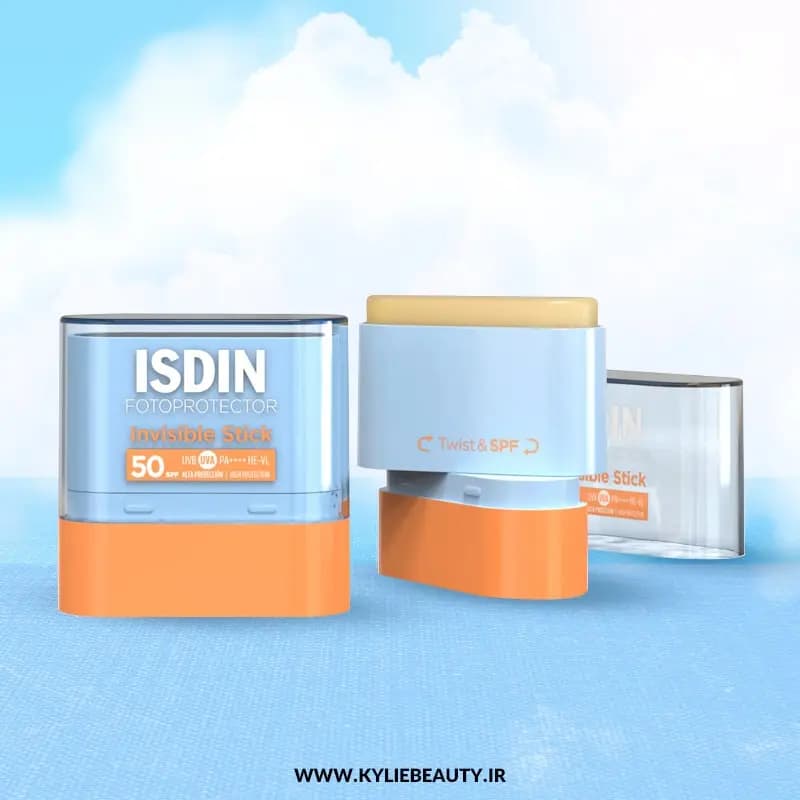 ضد آفتاب استیکی ایزدین SPF 50 بی رنگ — تصویر ۴