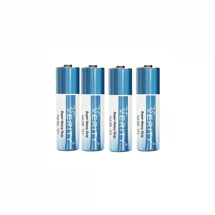 باتری قلمی وریتی مدل Verity Super Heavy Duty بسته چهار عددی