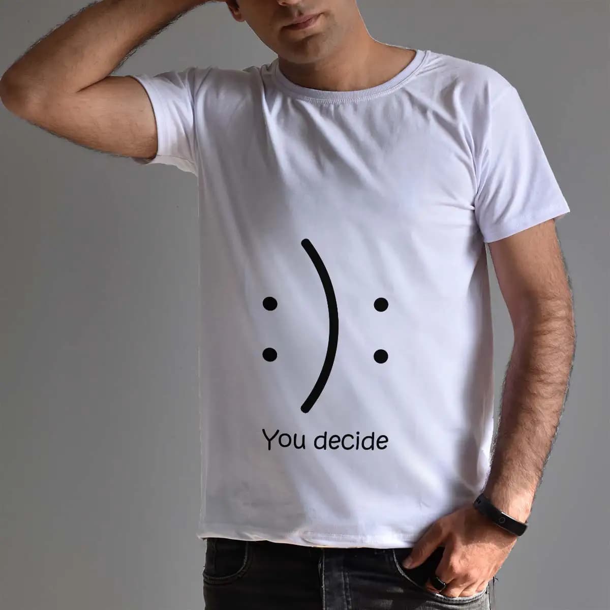 تیشرت مردانه طرح Smile — تصویر ۵