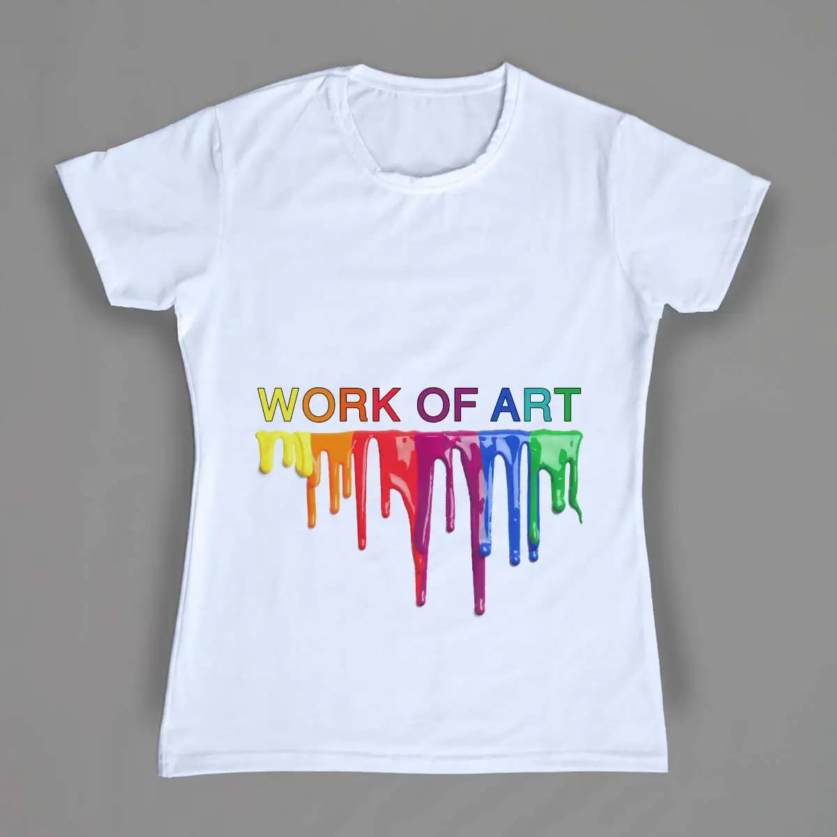 تیشرت زنانه طرح WORK OF ART 2 — تصویر ۲