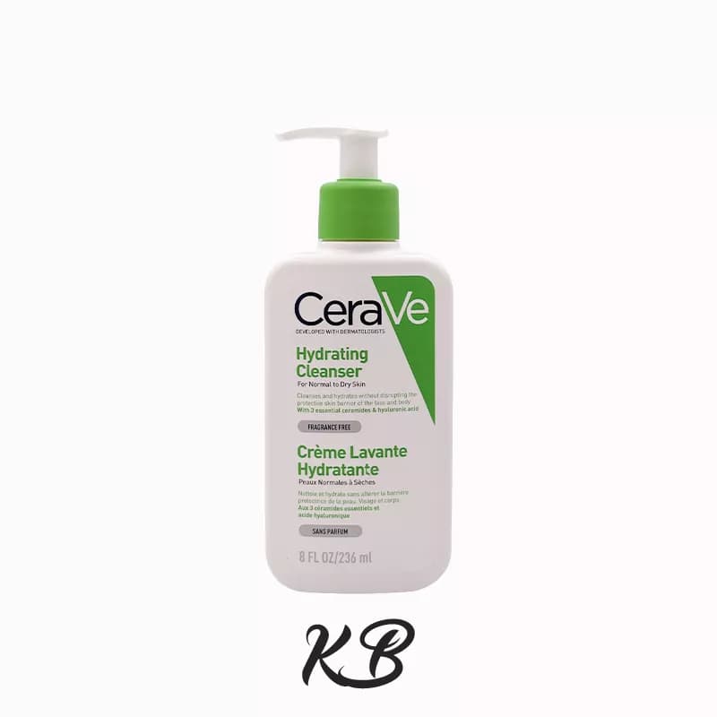 شوینده پوست خشک سراوی مدل hydrating cleanser