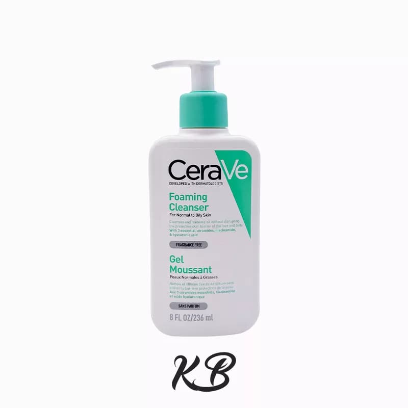 شوینده پوست چرب سراوی مدل Foaming cleanser — تصویر ۹