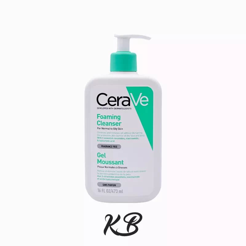 شوینده پوست چرب سراوی مدل Foaming cleanser — تصویر ۶