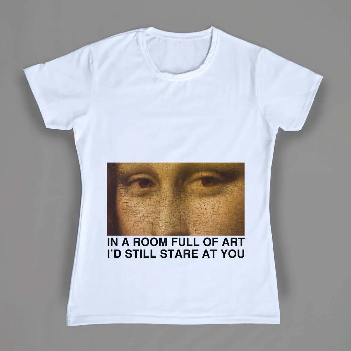 تیشرت زنانه طرح Mona Lisa — تصویر ۴