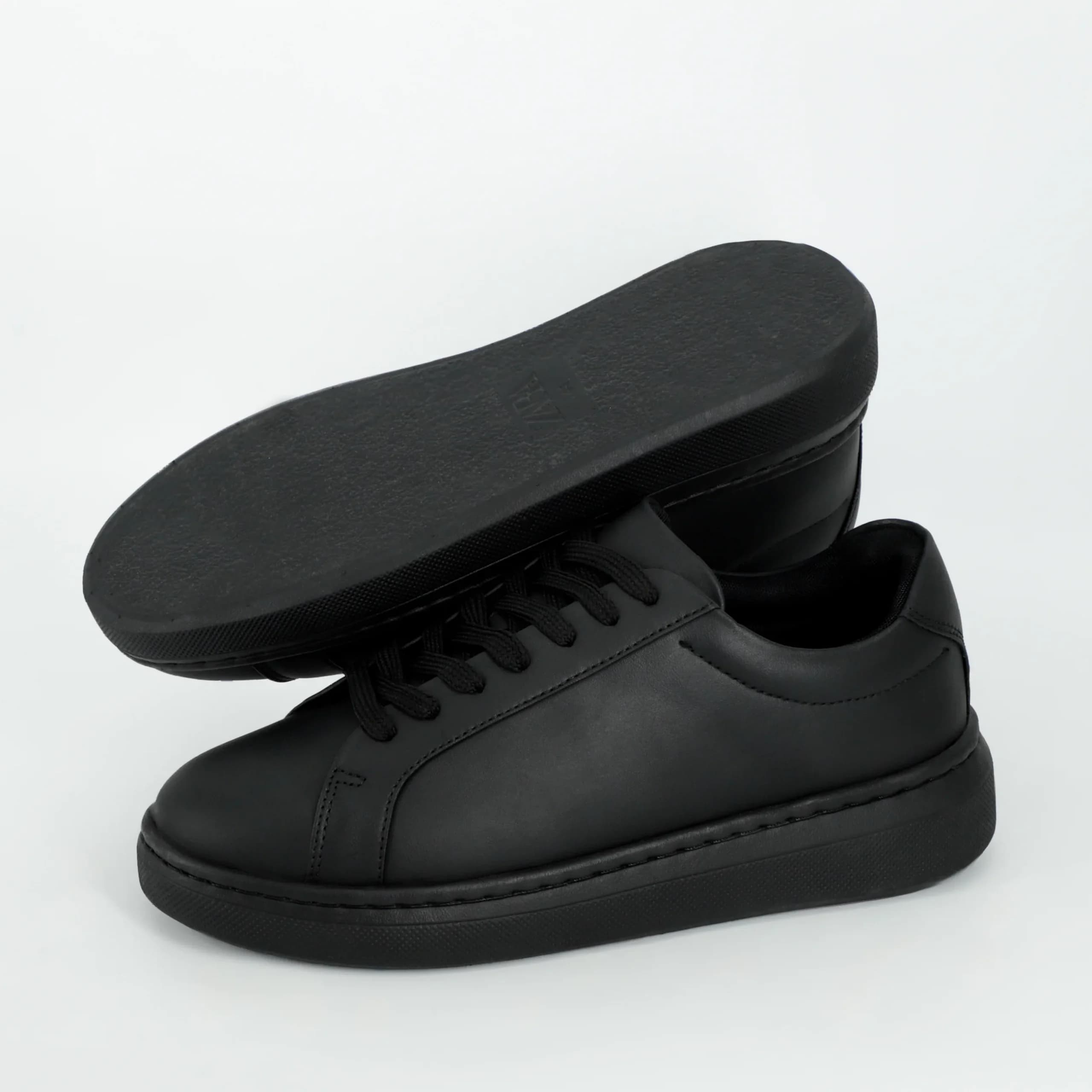 کتونی ونس زارا ZARA مردانه رنگ مشکی کد 2896 — تصویر ۷