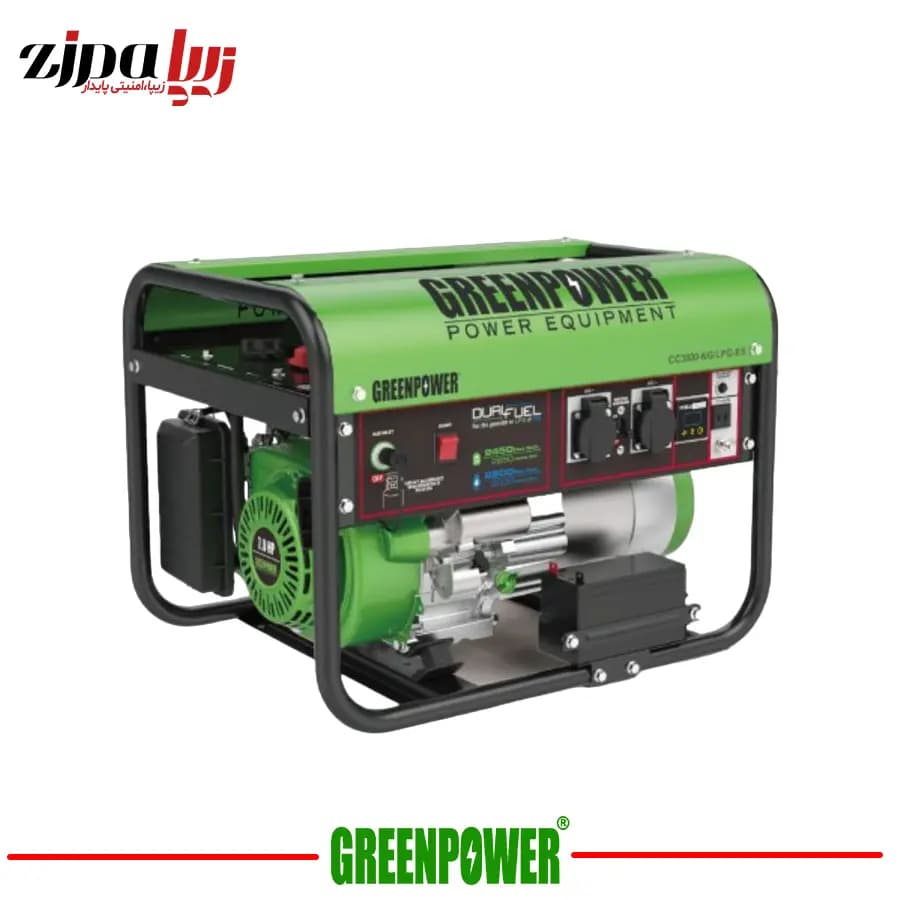 موتور برق گازسوز CC3000-NG/LPG گرین پاور — تصویر ۲