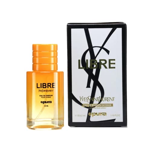 عطر زنانه پورا رایحه libre Yvess aint laurent حجم 35 میل — تصویر ۵