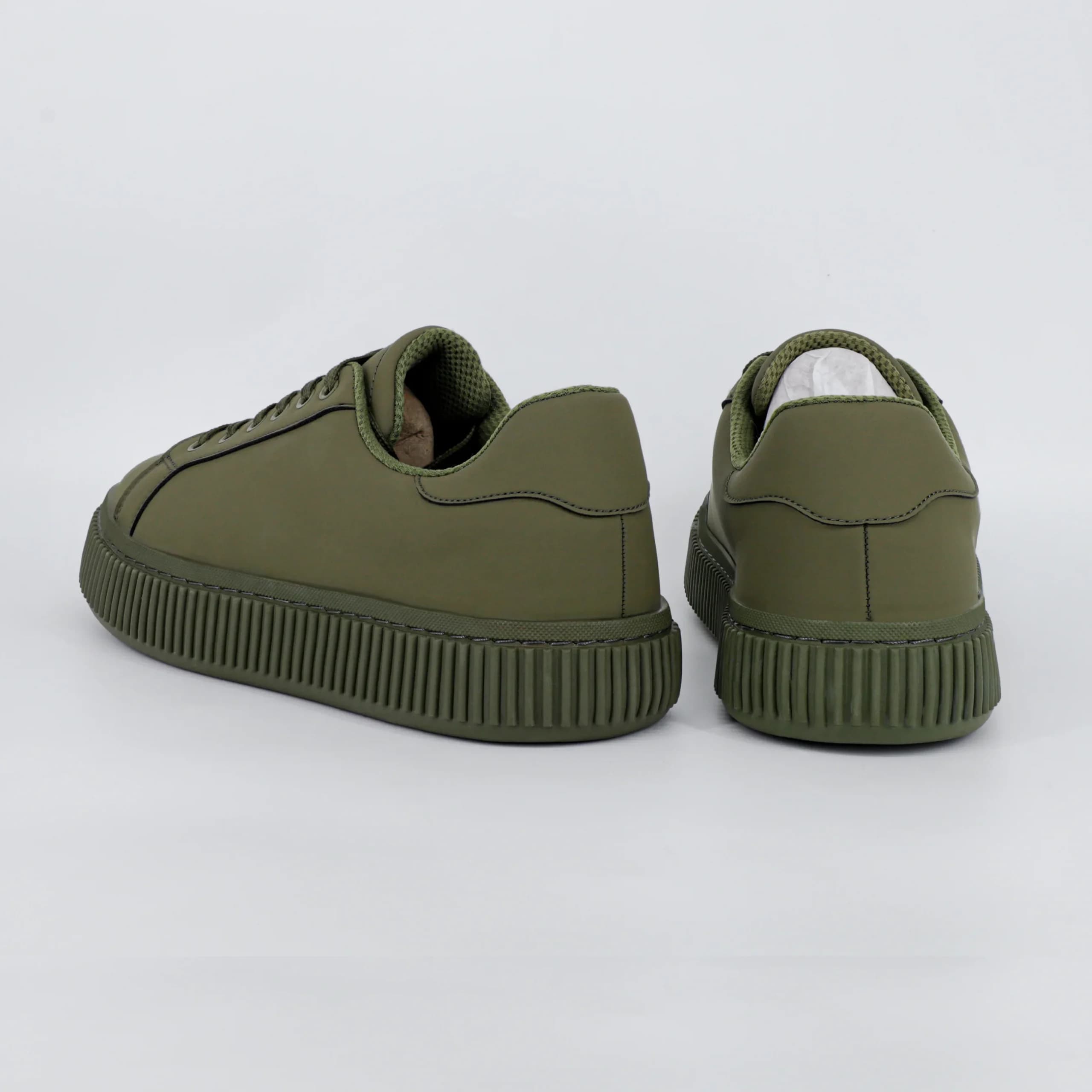 کتونی ونس زارا ZARA مردانه رنگ سبز کد 2193 — تصویر ۹