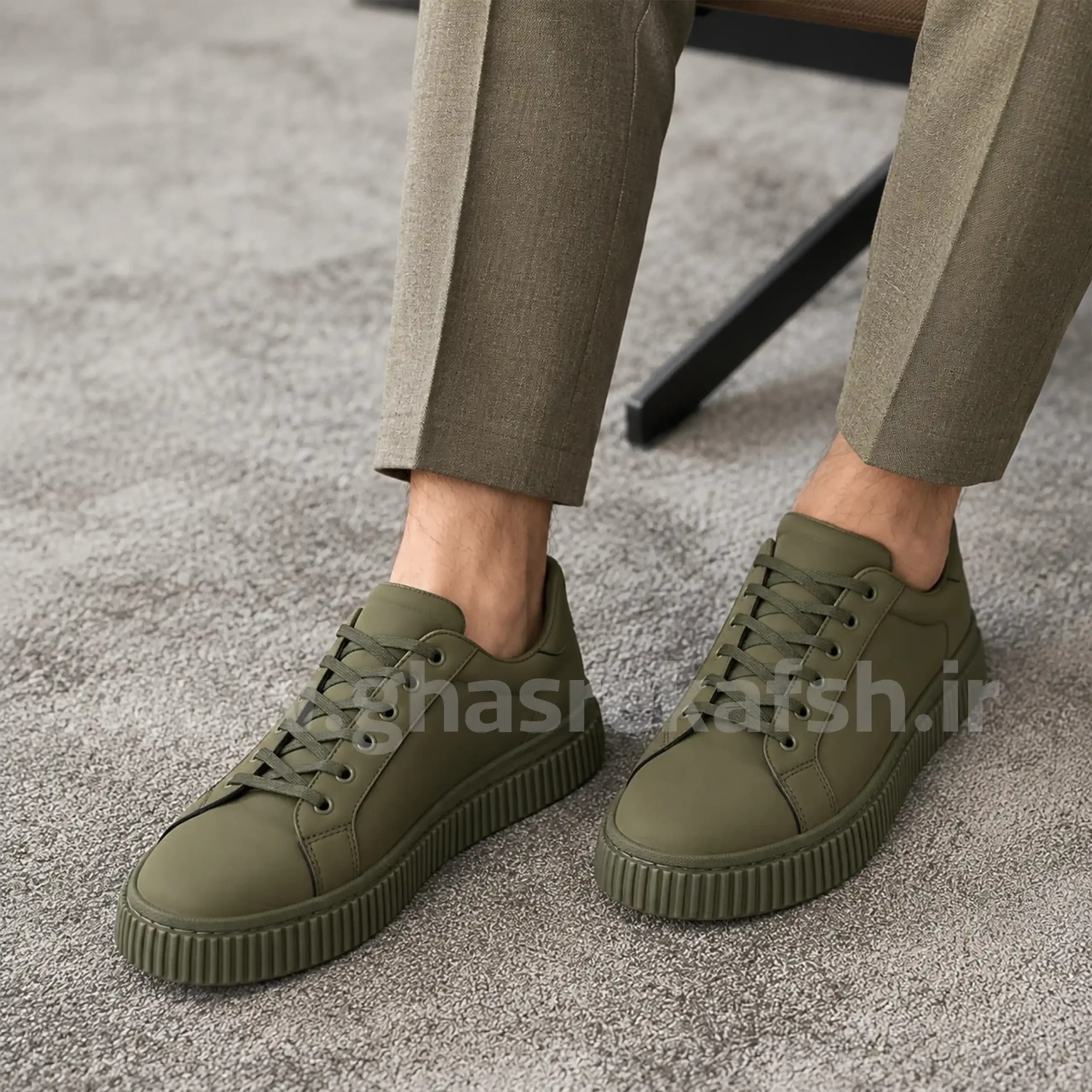 کتونی ونس زارا ZARA مردانه رنگ سبز کد 2193