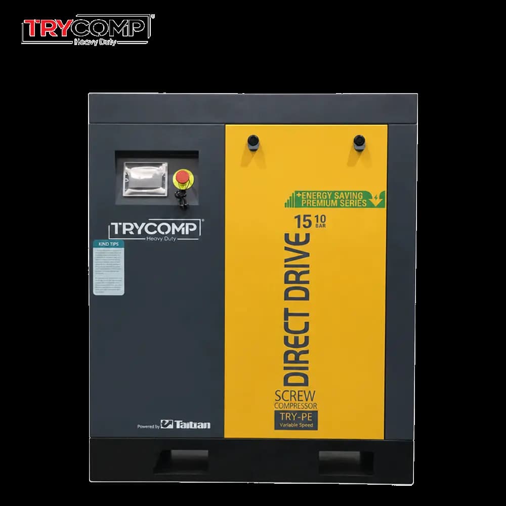 کمپرسور اسکرو 15 کیلووات کوپل مستقیم اینورتردار TRYCOMP مدل TRY15PE — تصویر ۸