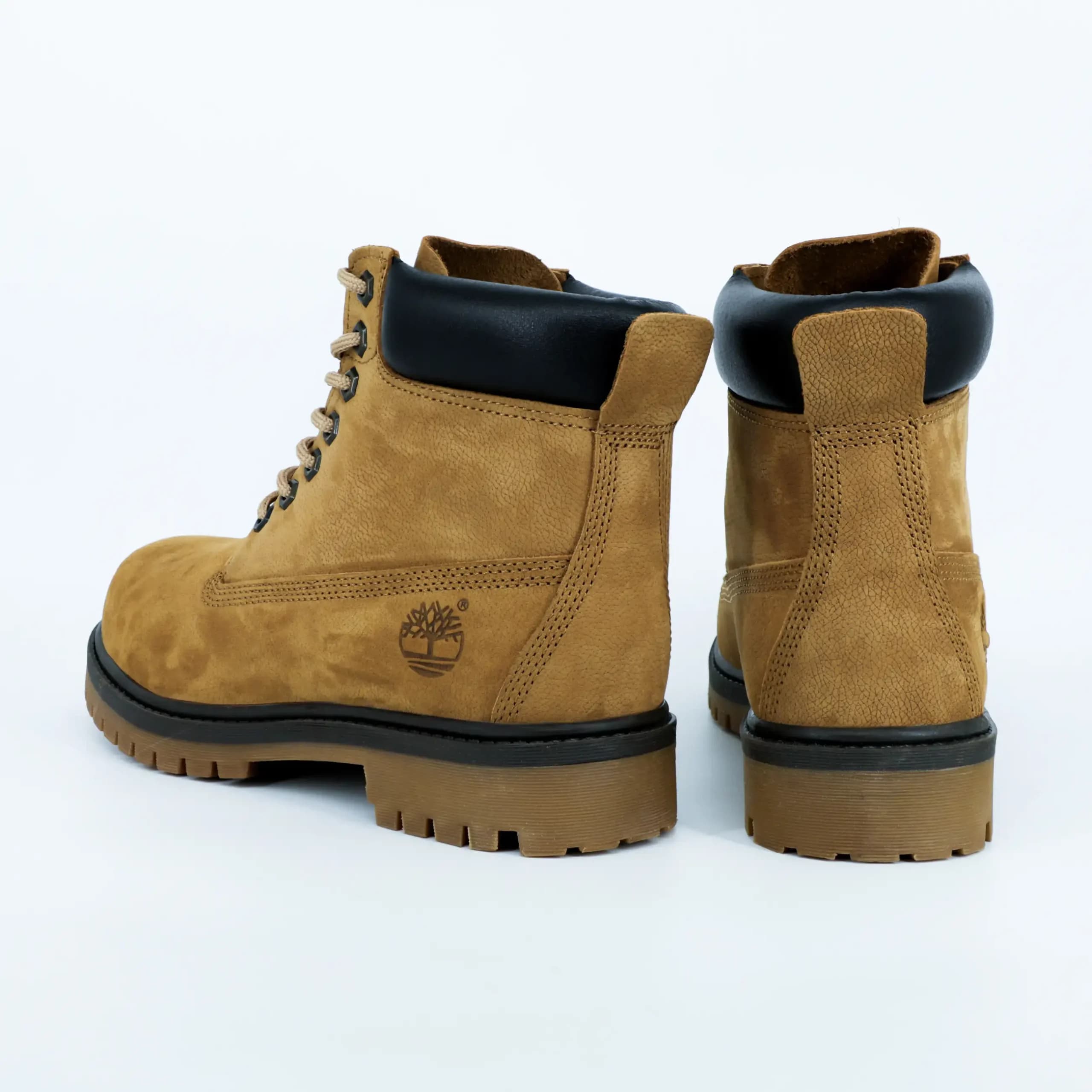 بوت تیمبرلند Timberland مردانه چرم طبیعی رنگ طلایی دور قهوه ای کد 2874 — تصویر ۵