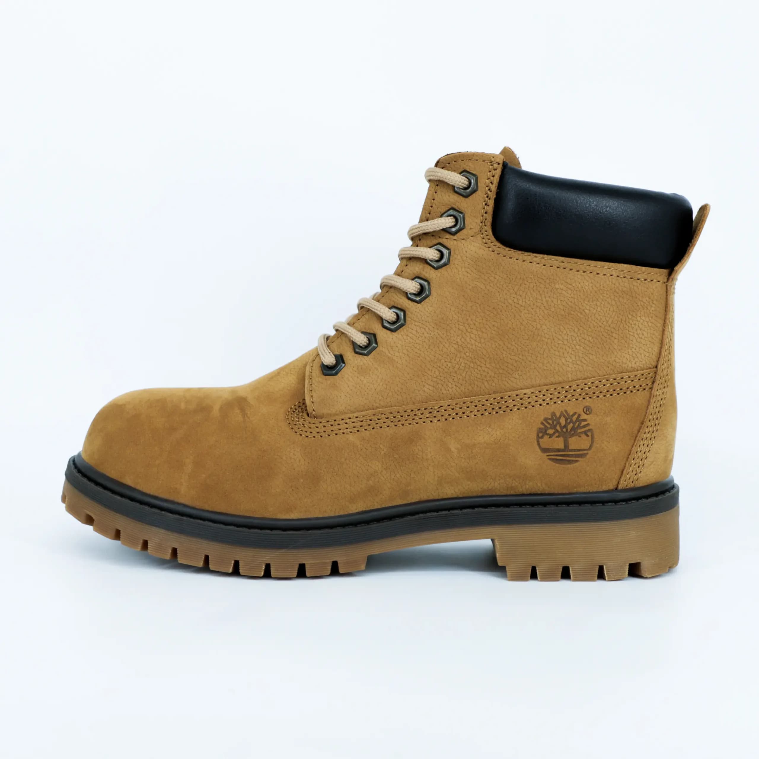 بوت تیمبرلند Timberland مردانه چرم طبیعی رنگ طلایی دور قهوه ای کد 2874 — تصویر ۴