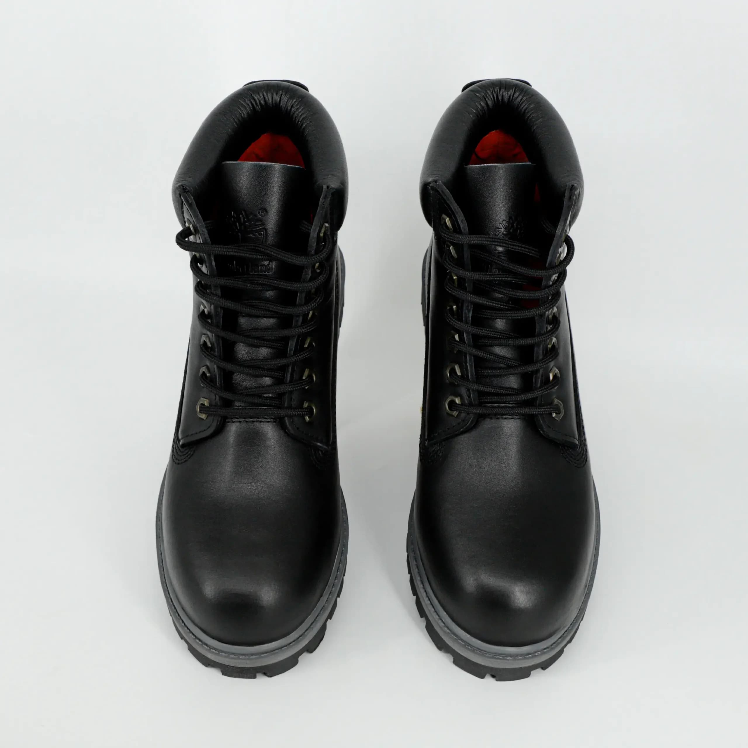 بوت تیمبرلند Timberland مردانه چرم طبیعی رنگ مشکی طوسی کد 2525 — تصویر ۱۲