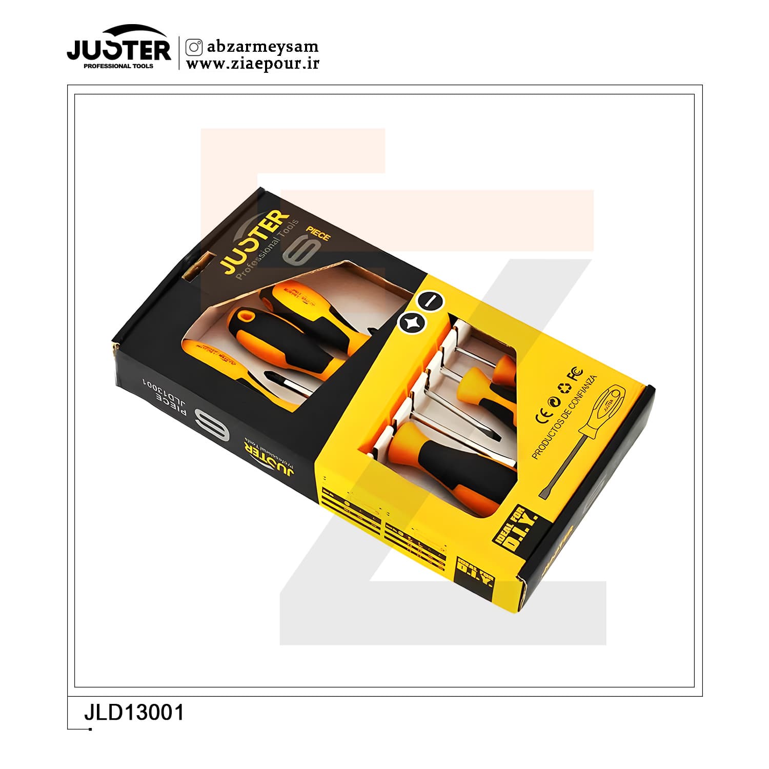 پیچ گوشتی جاستر مدل JLD13001 — تصویر ۲