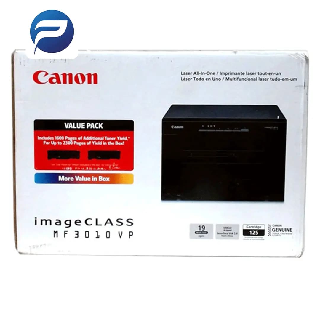 پرینتر چندکاره لیزری کانن مدل imageclass MF3010به همراه کارتریج اضافه — تصویر ۴