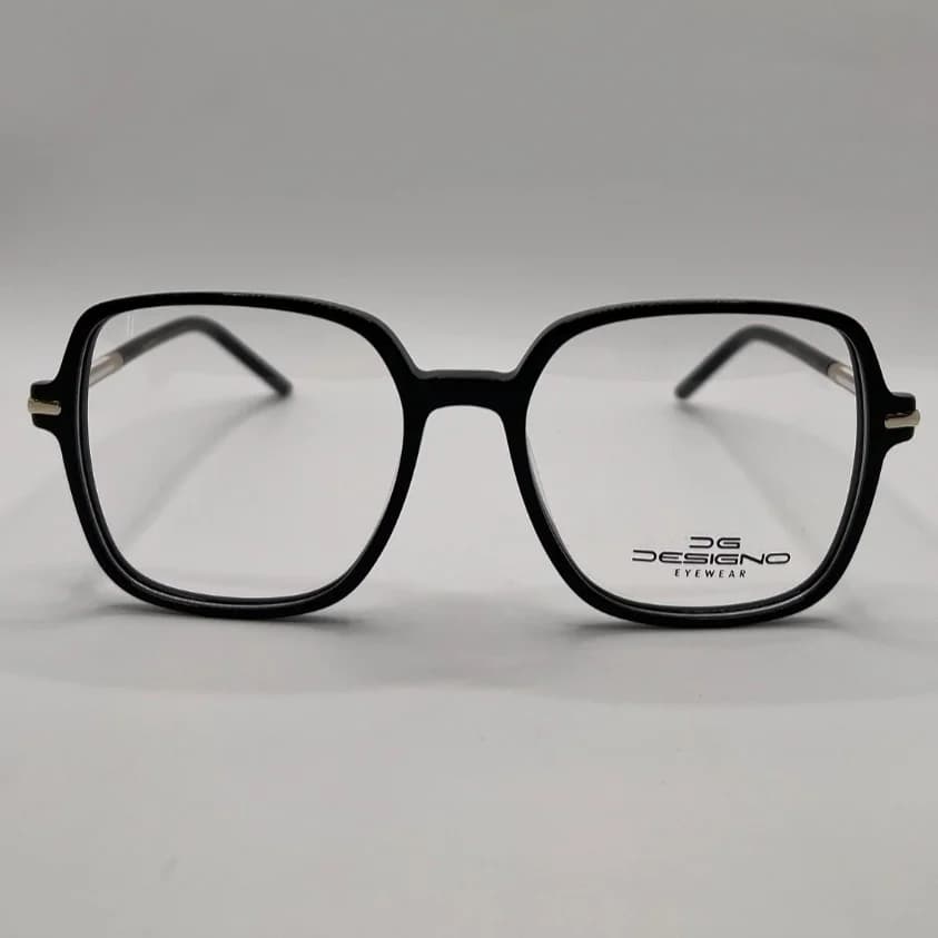 عینک طبی دیزاینو DESIGNO اورجینال مدل DGAM-1438 مشکی — تصویر ۶