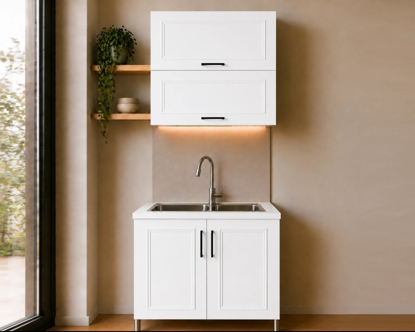 کابینت زیرسینکی + یونیت آبچکان نئوکلاسیک — تصویر ۲
